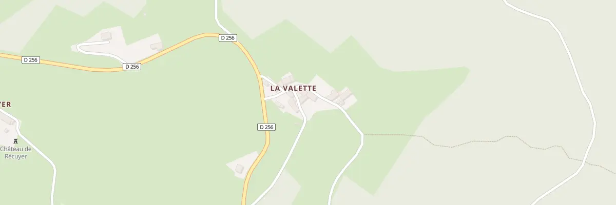 Plan du 5092 La Vallette à Saillant