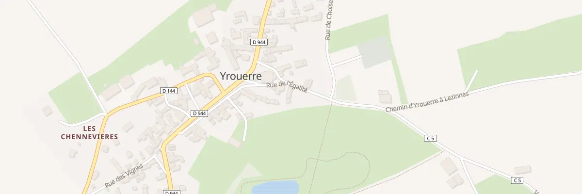 Plan du 8 Rue de l’Egalite à Yrouerre