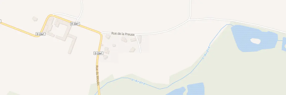 Plan du 10 Rue de la Preuse à Courtagnon