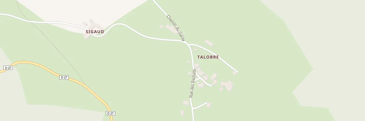 Plan du 5034 Talobre à Chadron