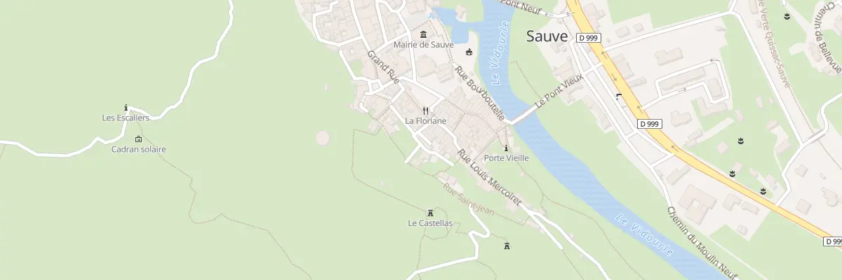 Plan du 3 Rue du Parc à Sauve