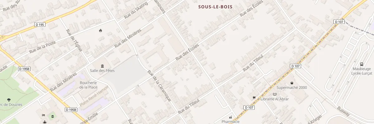 Plan du 24 Rue des Ecoles à Maubeuge