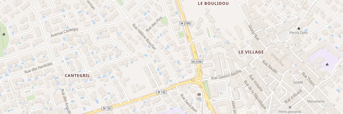 Plan du 8 Rue Hélène Boucher à Pérols
