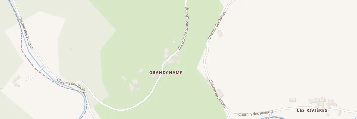 Plan du 809 Che de Grand Champ à Grézolles