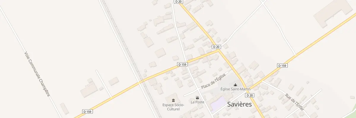 Plan du 659 Rue Royale à Savières
