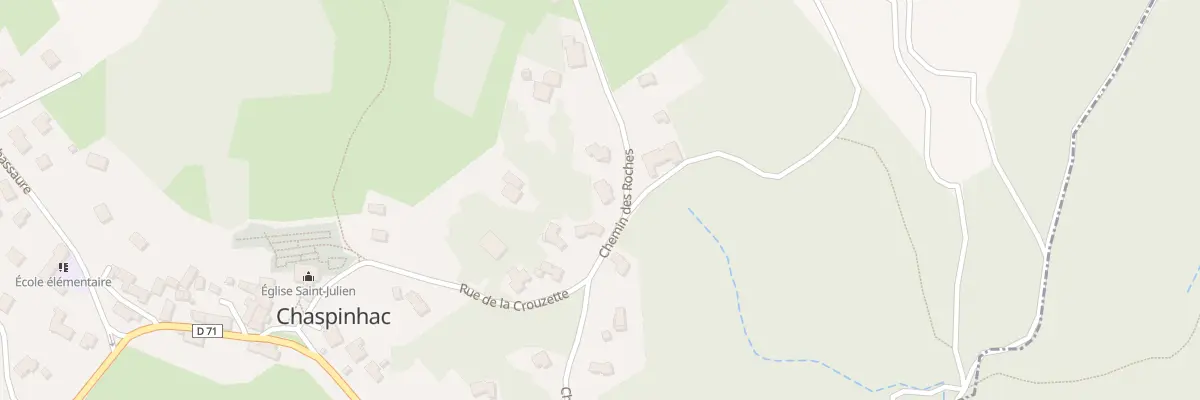 Plan du 5018 Les Roches à Chaspinhac