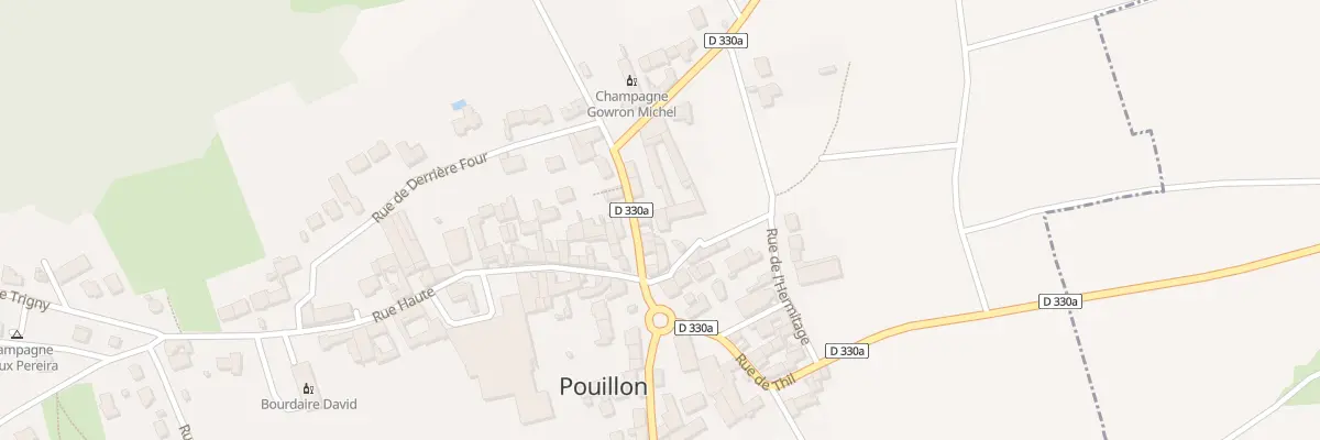 Plan du 3 Rue du Bac à Pouillon