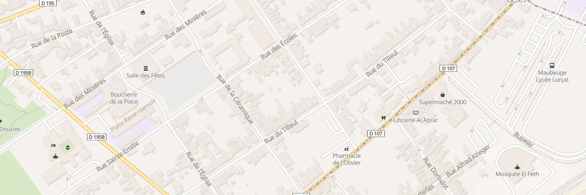 Plan du 71 Rue du Tilleul à Maubeuge