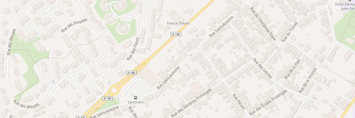 Plan du 114B Rue Saint Antoine à Maubeuge