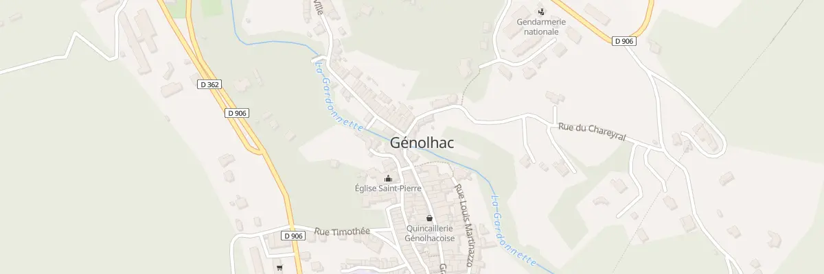 Plan du 2 Rue du Chef de Ville à Génolhac