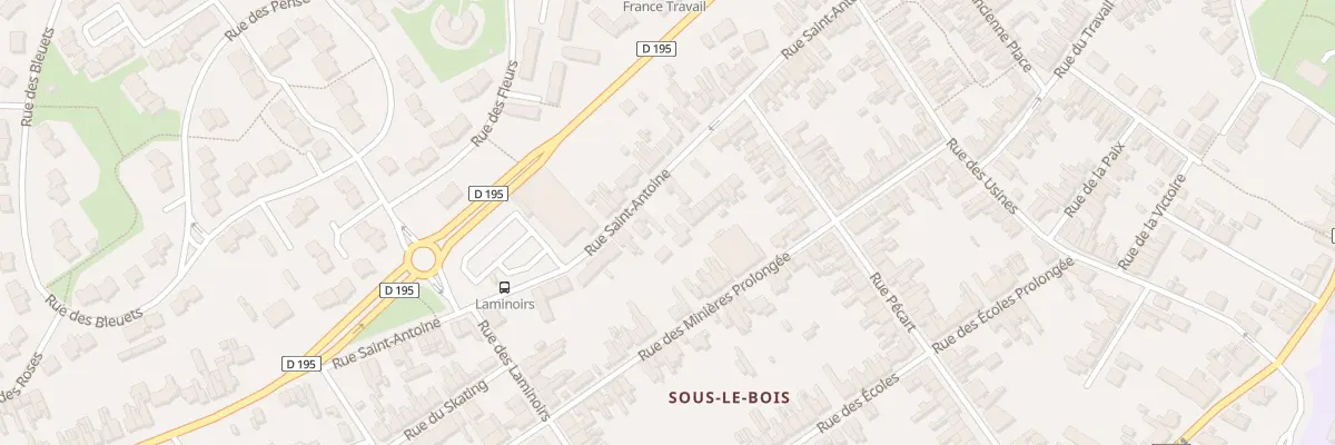 Plan du 117 Rue Saint Antoine à Maubeuge