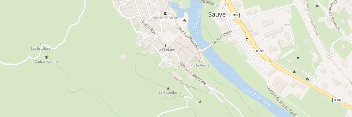 Plan du 2 Rue Louis Mercoiret à Sauve