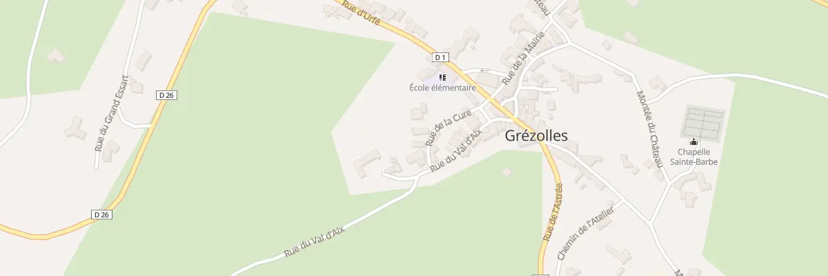 Plan du 5183 Le Bourg à Grézolles