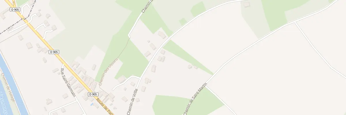 Plan du 14 Che de la Vrille à Cheney