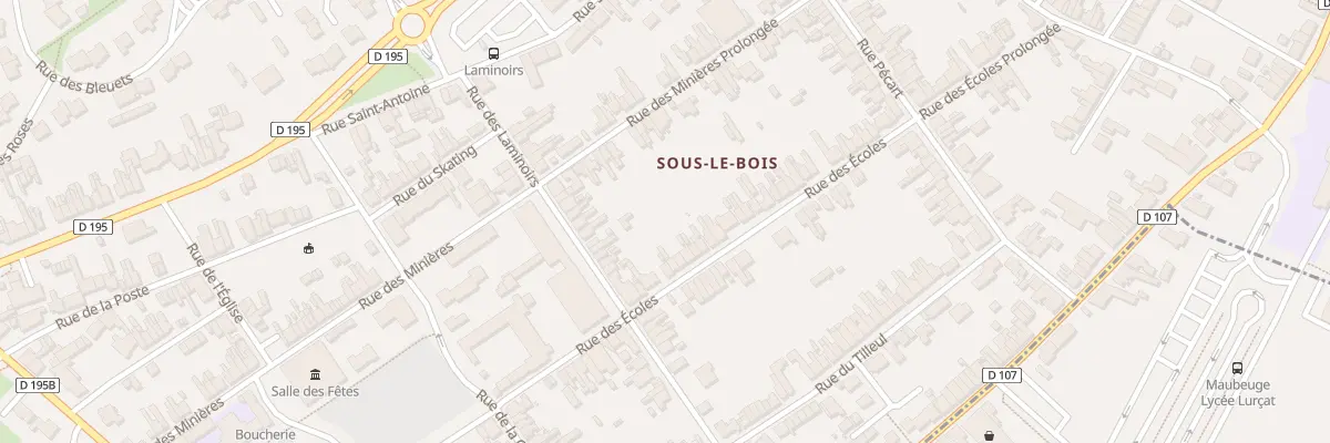 Plan du 49 Rue des Ecoles à Maubeuge