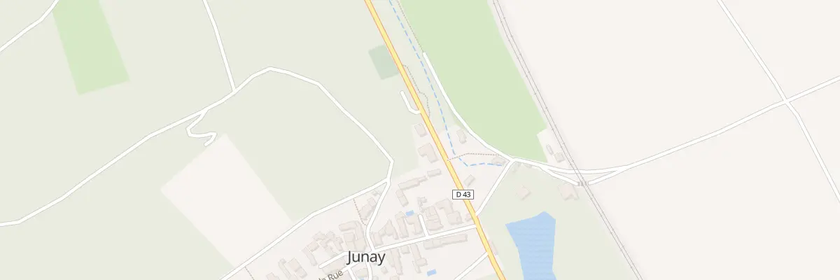 Plan du 2 Cd 43 de Laroche A Tonnerre à Junay