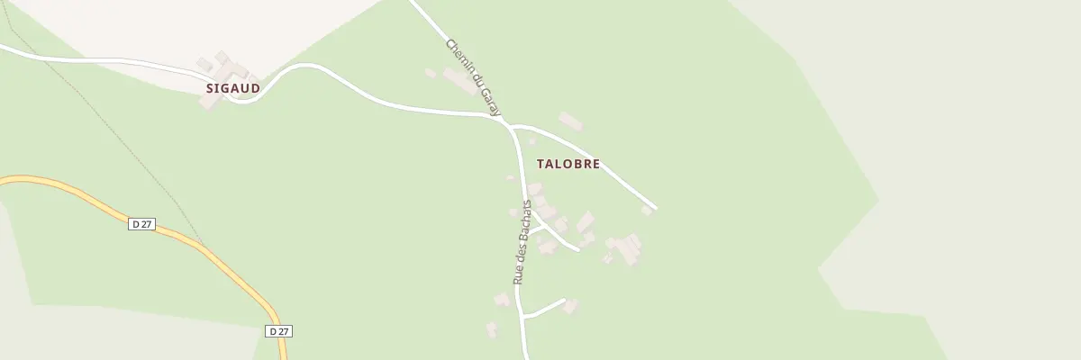 Plan du 5035A Talobre à Chadron