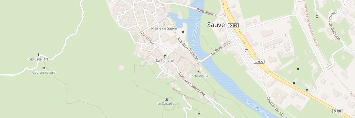 Plan du 3 Rue du Soleil à Sauve
