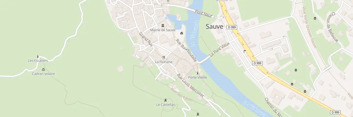 Plan du 27 Rue du Pont Vieux à Sauve