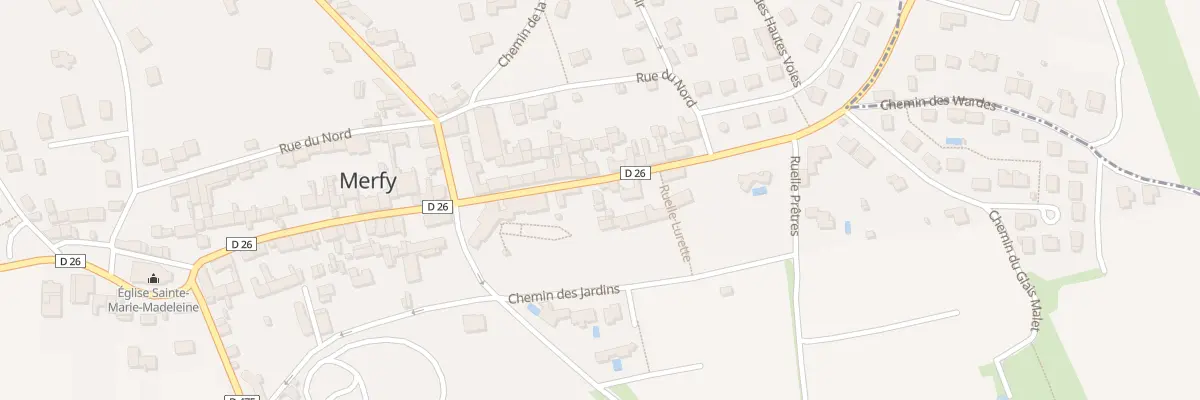 Plan du 36 Gr Grande Rue à Merfy