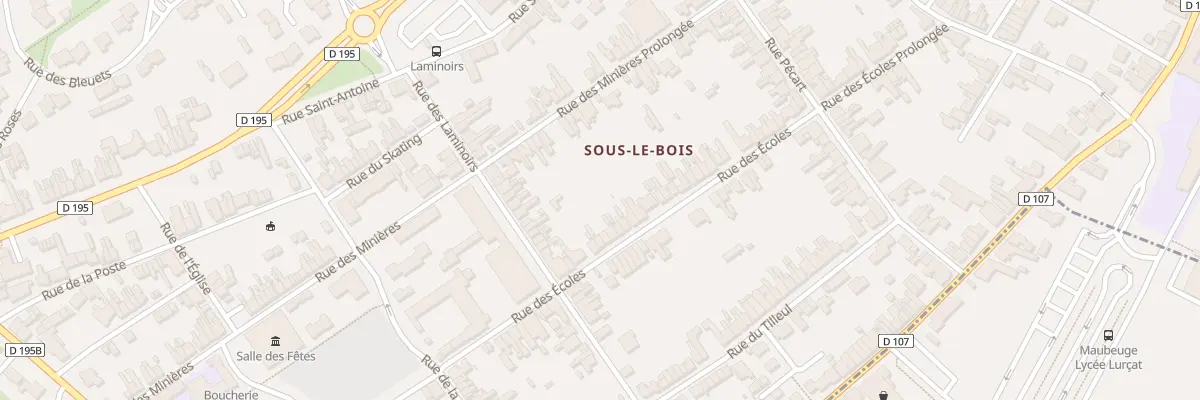 Plan du 51 Rue des Ecoles à Maubeuge