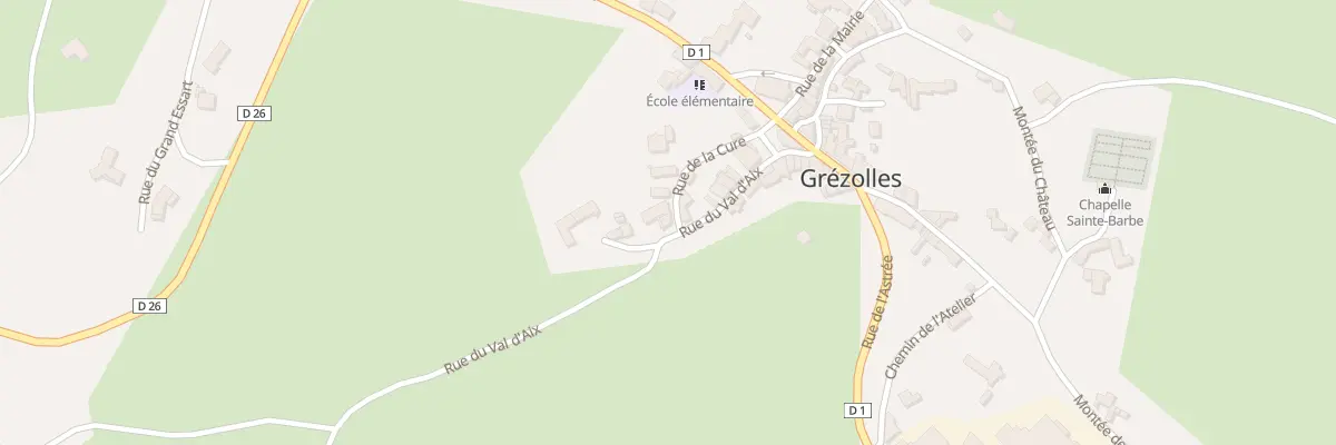 Plan du 122 Rue du Val d’Aix à Grézolles