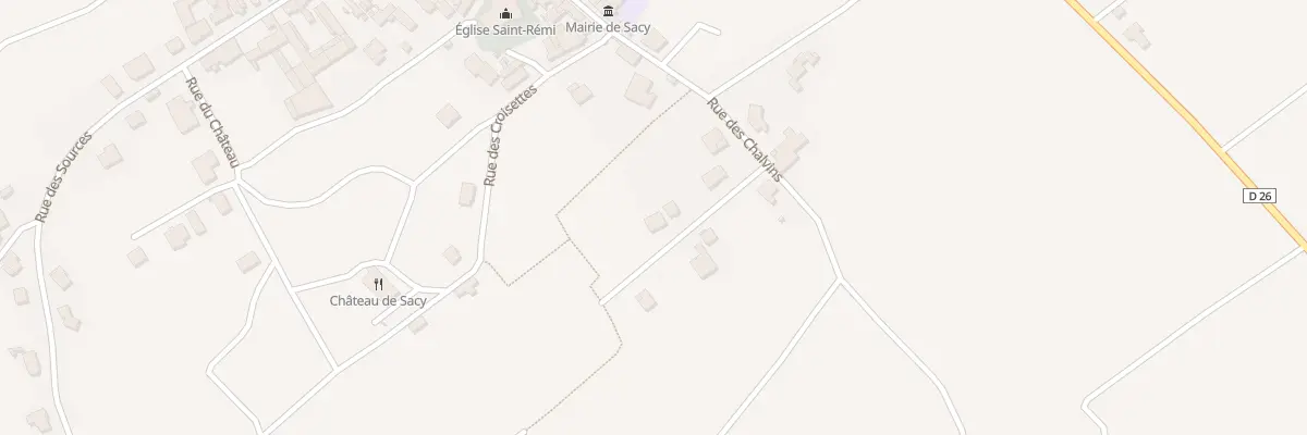 Plan du 4 Rue des Vignes Saint Jean à Sacy