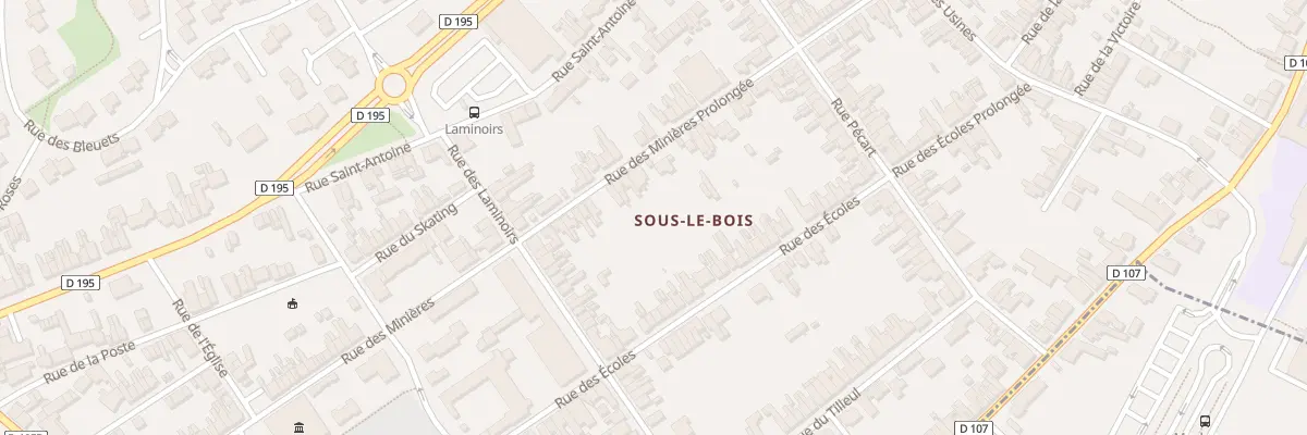Plan du 82 Rue Minieres à Maubeuge