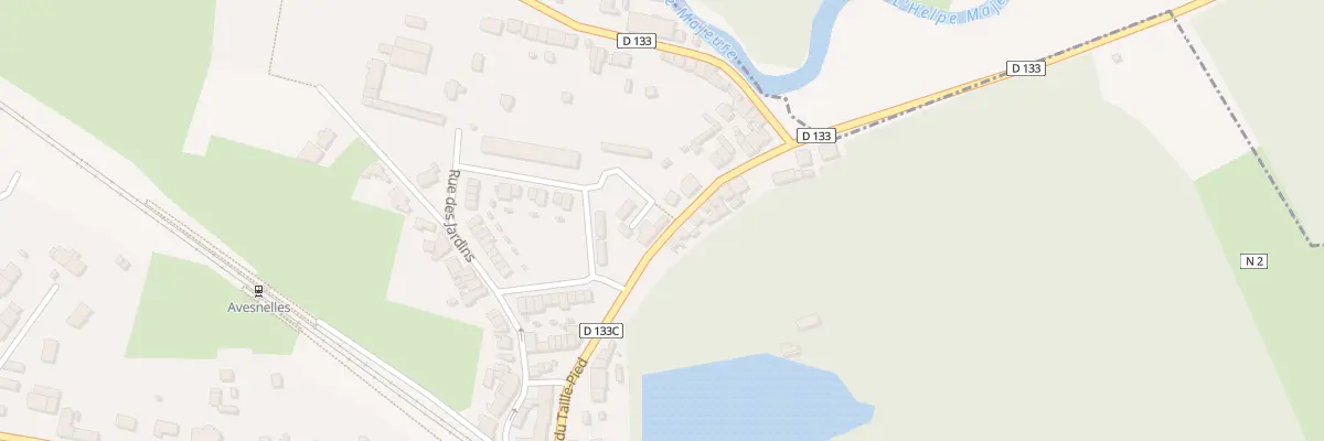 Plan du 13 Rue du Taille-pied à Avesnelles