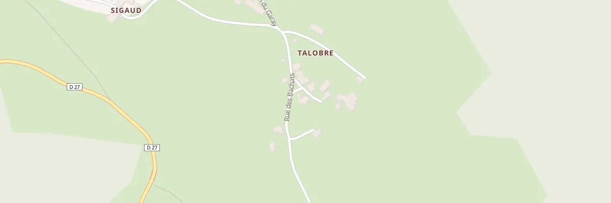 Plan du 5038A Talobre à Chadron