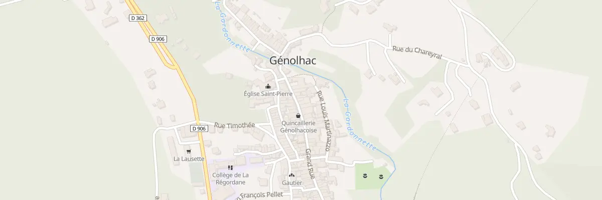Plan du 60 Rue Grand Rue à Génolhac