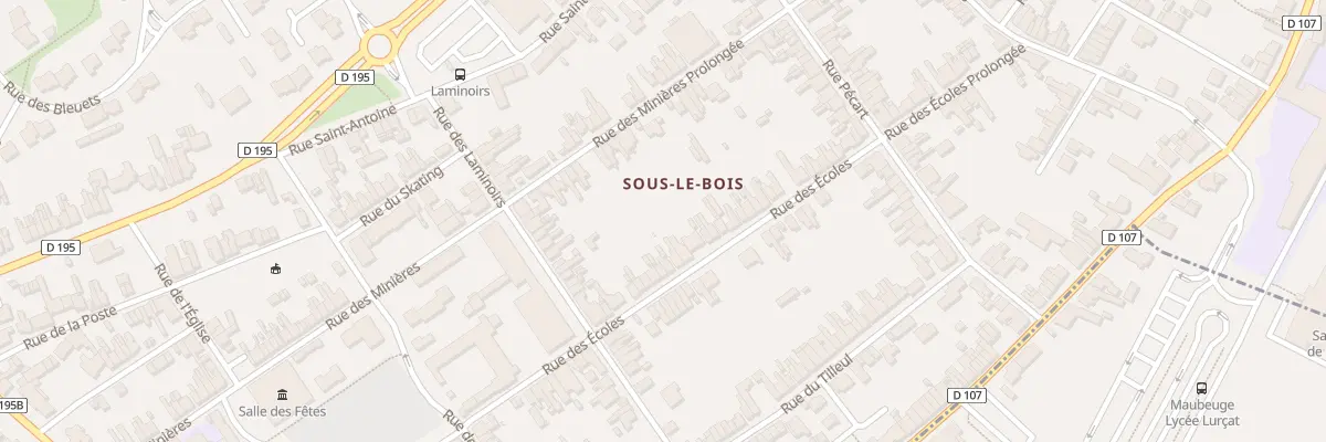 Plan du 57 Rue des Ecoles à Maubeuge