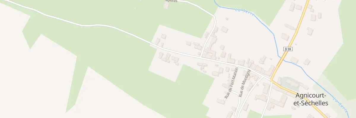 Plan du 11 Rue de Marle à Agnicourt-et-Séchelles