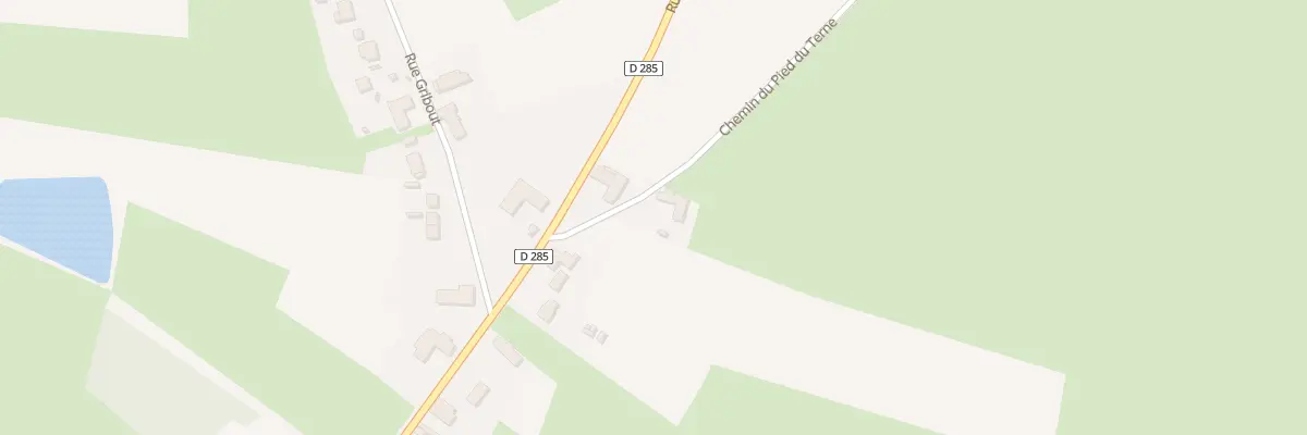 Plan du 2 Che du Pied du Terne à La Flamengrie