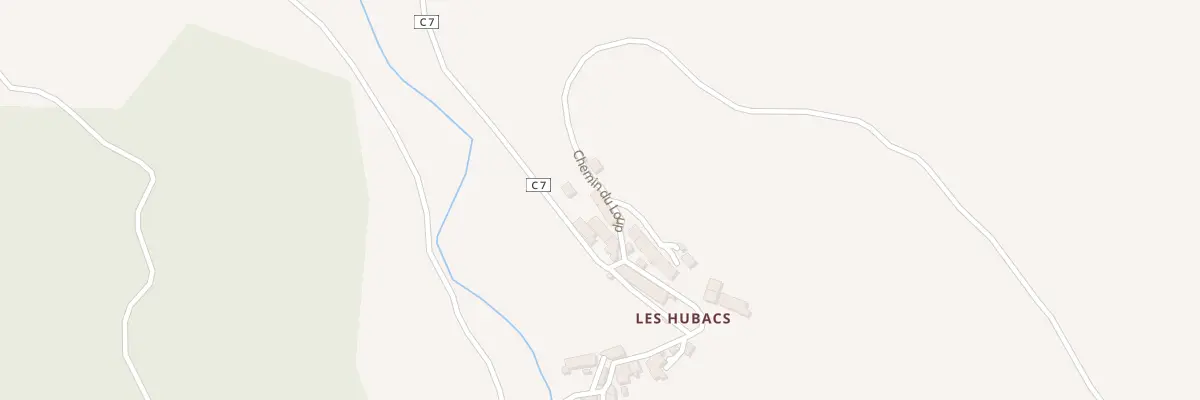 Plan des Hubacs à Saint-Étienne-de-Lugdarès