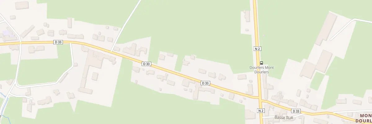 Plan du 55 Rue d’Arouzies à Dourlers