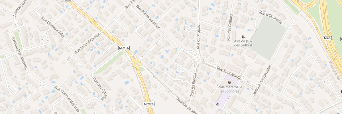 Plan du 7 Rue Pierre Valadier à Pérols