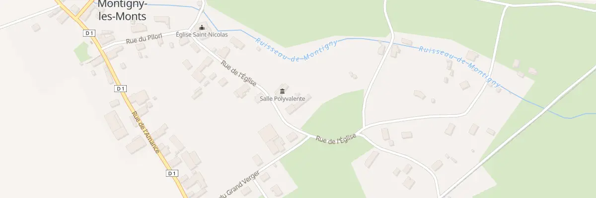 Plan du 1 Chem du Château à Montigny-les-Monts