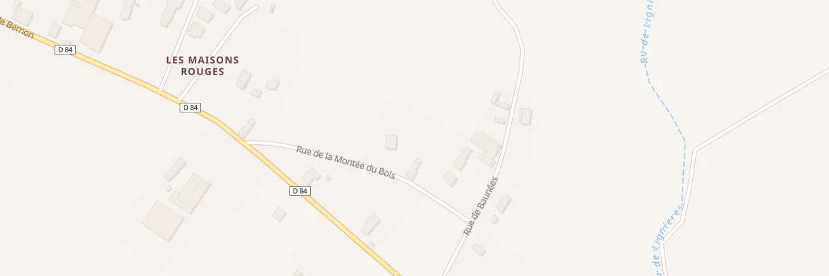 Plan du 5000F Rue de la Montee du Bois à Chessy-les-Prés