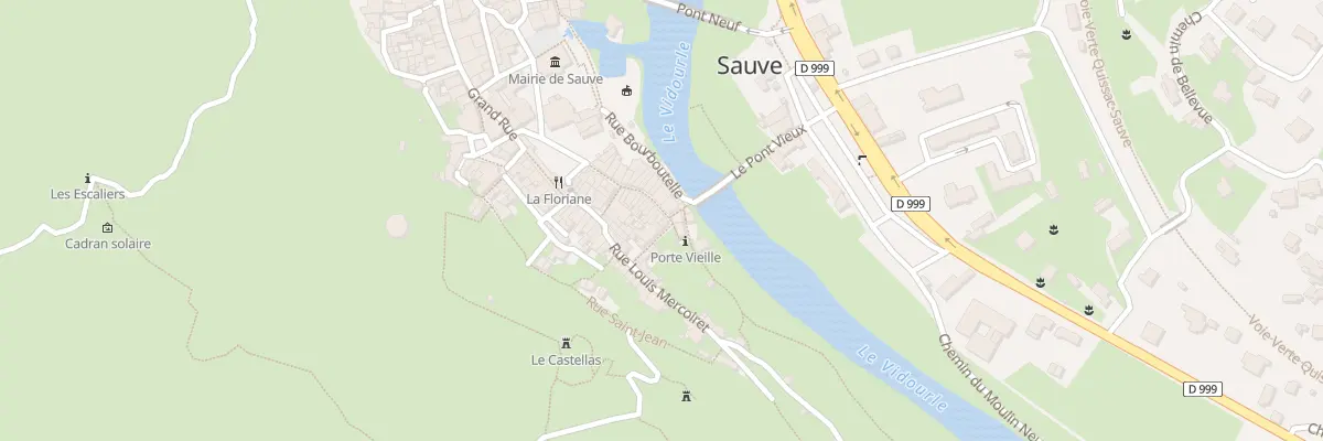 Plan du 7 Rue du Pont Vieux à Sauve