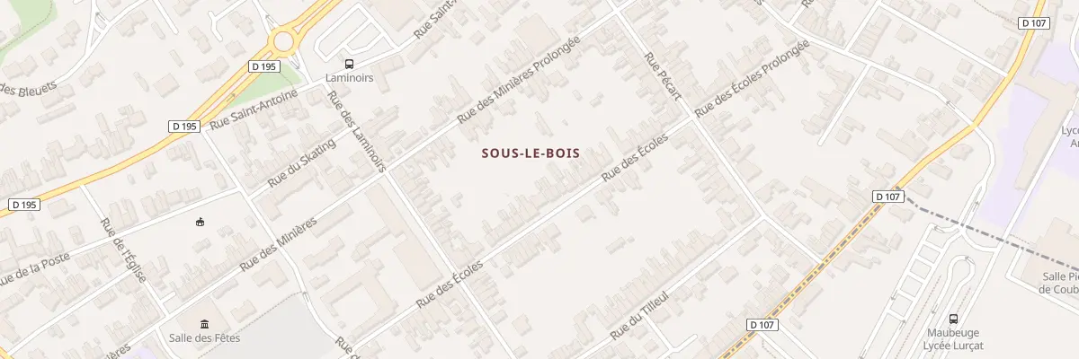 Plan du 63 Rue des Ecoles à Maubeuge