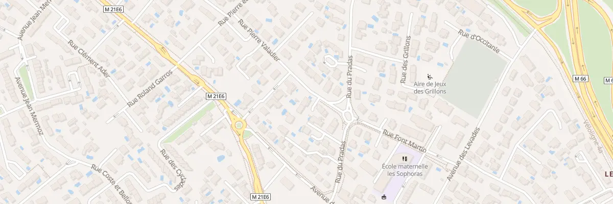 Plan du 9 Rue Pierre Valadier à Pérols