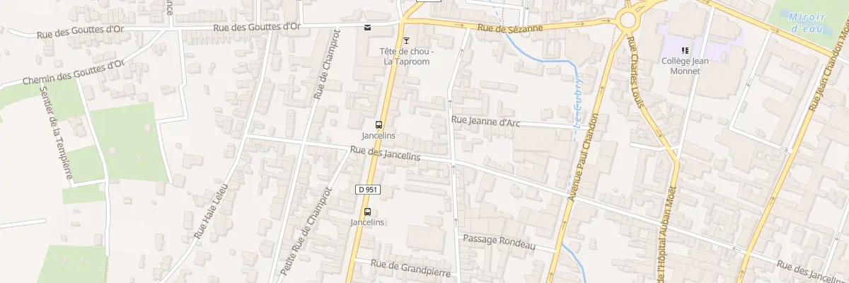 Plan du 15 Rue des Jancelins à Épernay