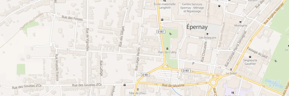 Plan du 36B Rue du Général Sarrail à Épernay