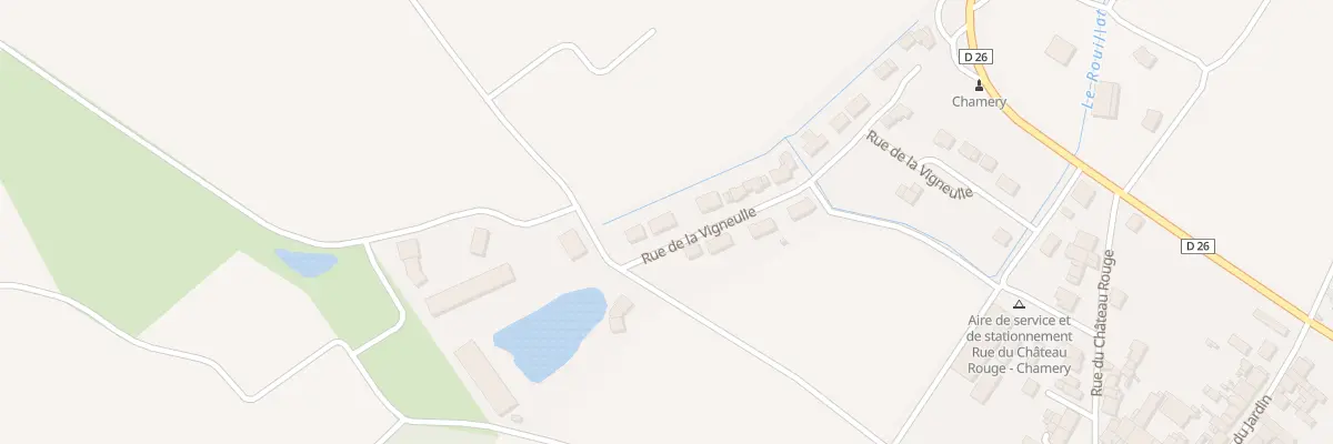 Plan du 32 Rue de la Vigneulle à Chamery