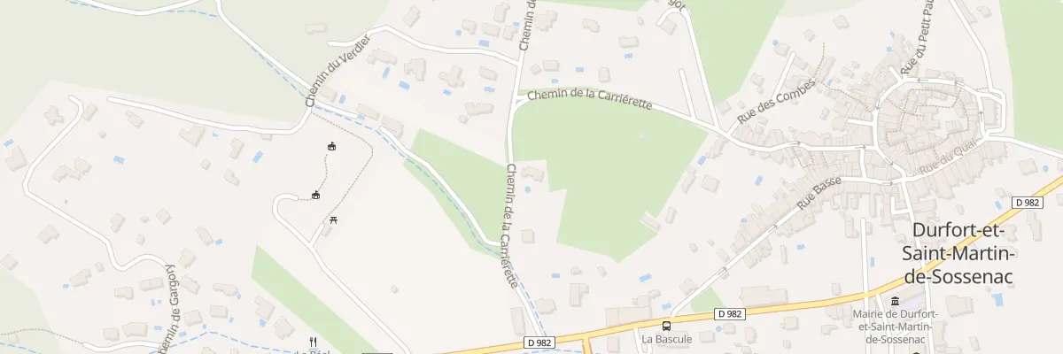 Plan du 5450 Le Village à Durfort-et-Saint-Martin-de-Sossenac