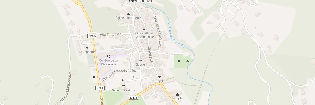 Plan du 1 Rue de l’Arceau à Génolhac