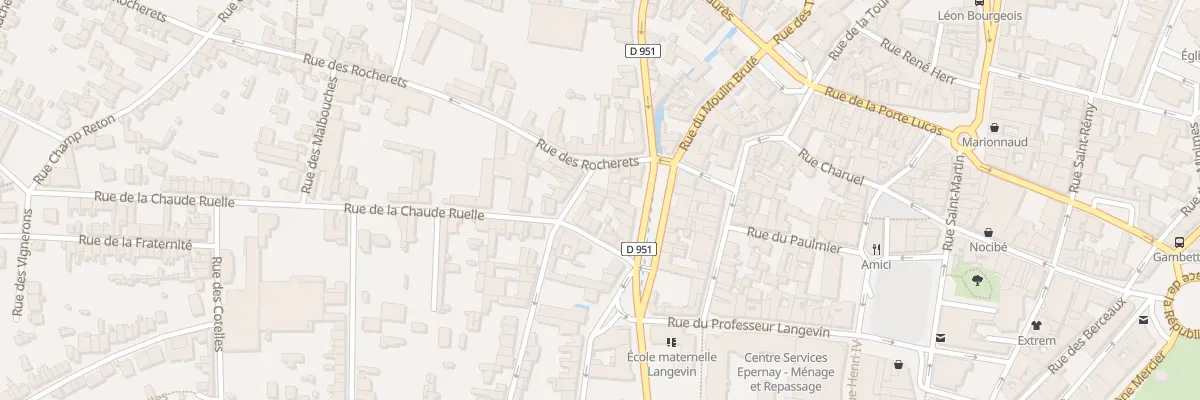 Plan du 3 Rue Maupin à Épernay