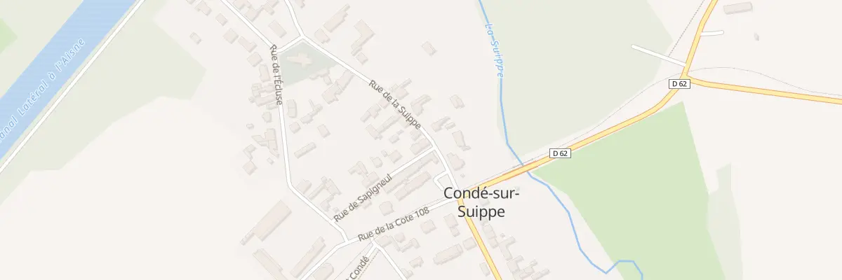 Plan du 1 Rue de la Suippe à Condé-sur-Suippe