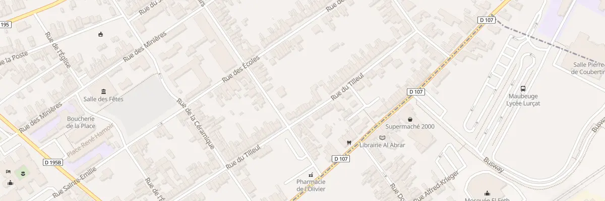 Plan du 79 Rue du Tilleul à Maubeuge